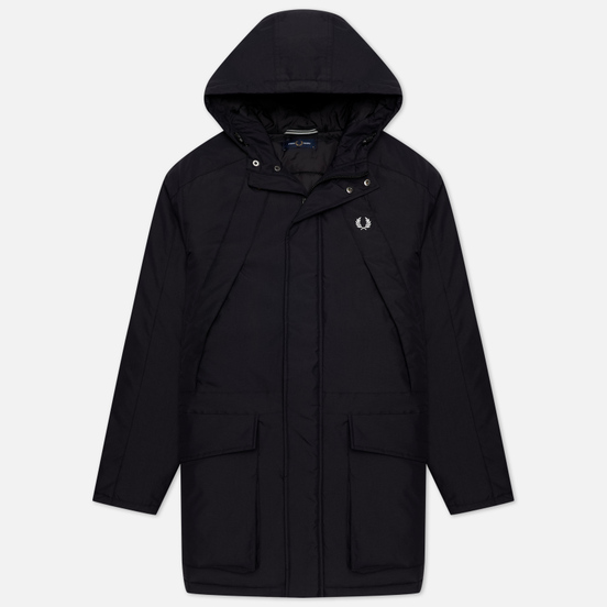 Мужская куртка парка Fred Perry Padded Zip Through Black
