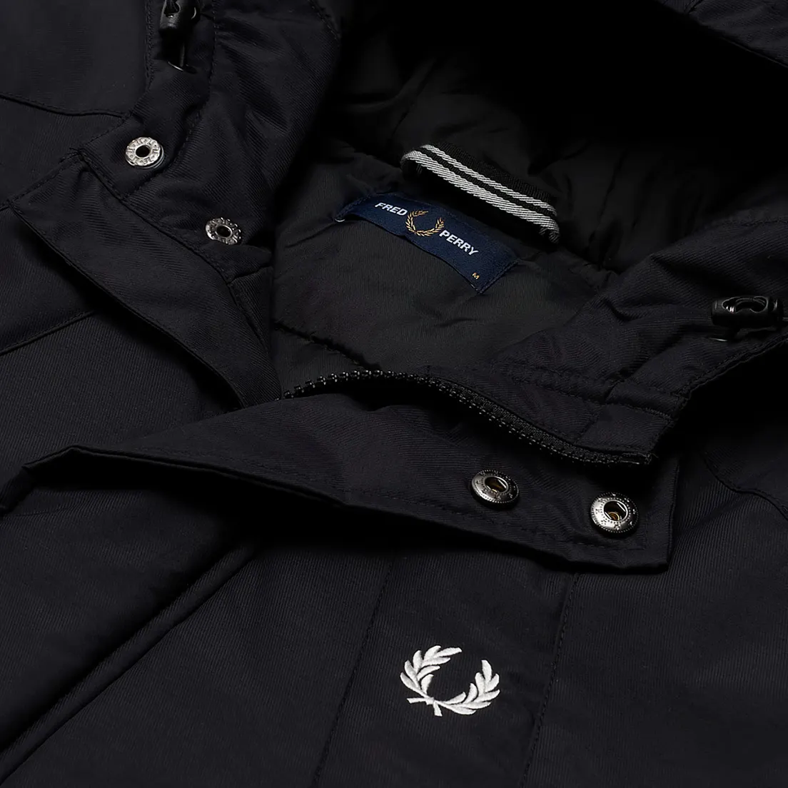 Fred Perry Мужская куртка парка Padded Zip Through