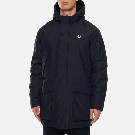 Мужская куртка парка Fred Perry Padded Zip Through Black