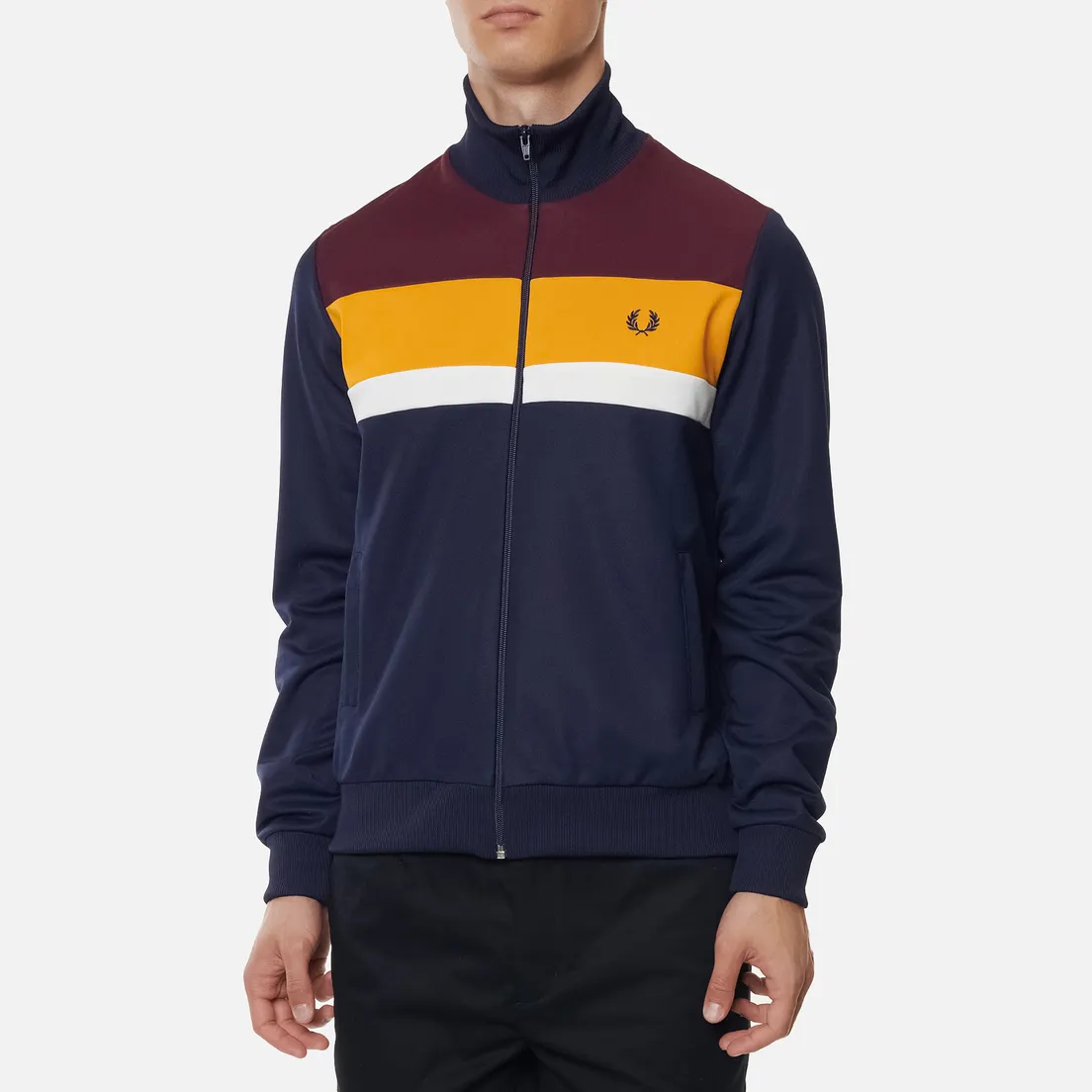 Fred Perry Мужская олимпийка Colourblock Track