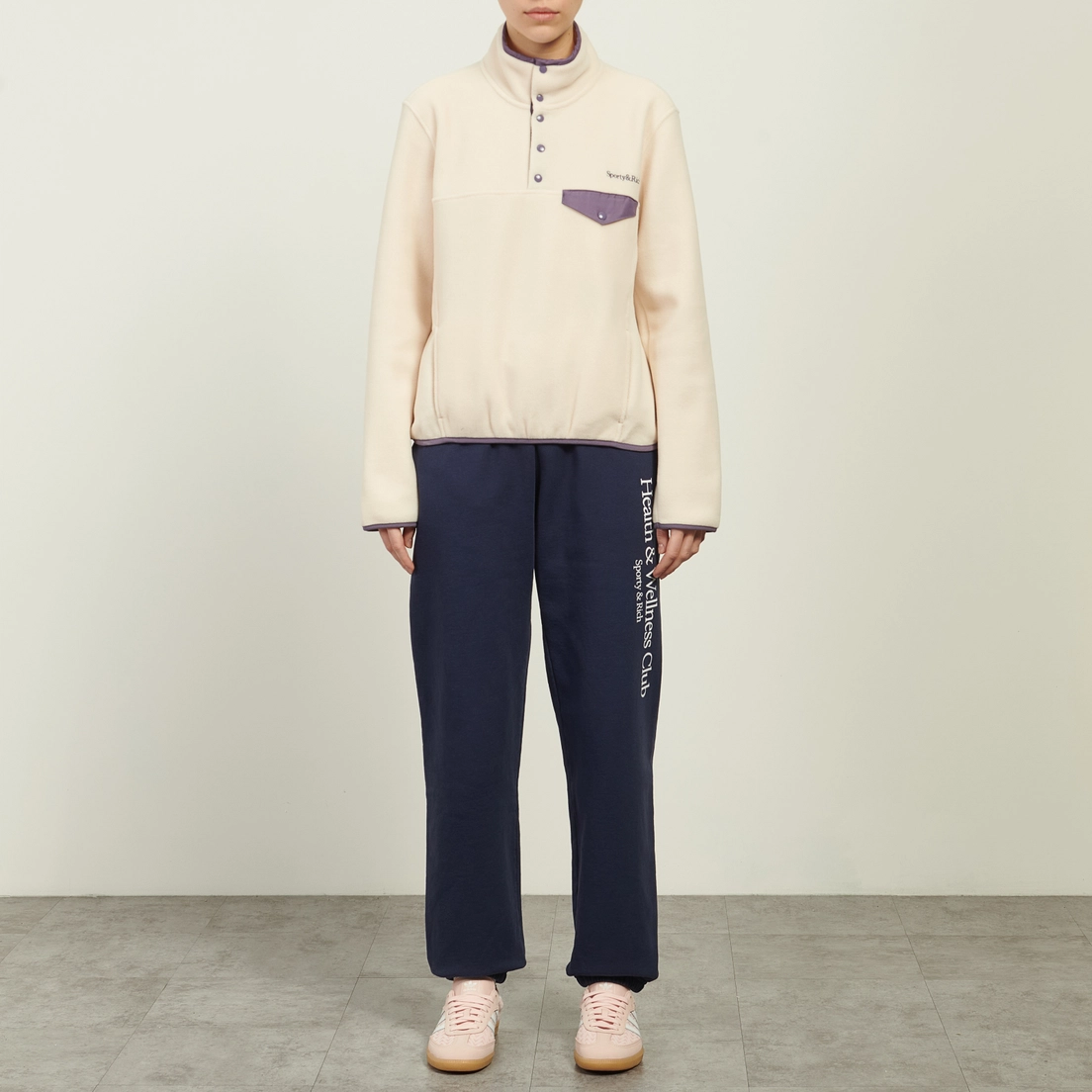 Sporty & Rich Женская толстовка Serif Logo Polar