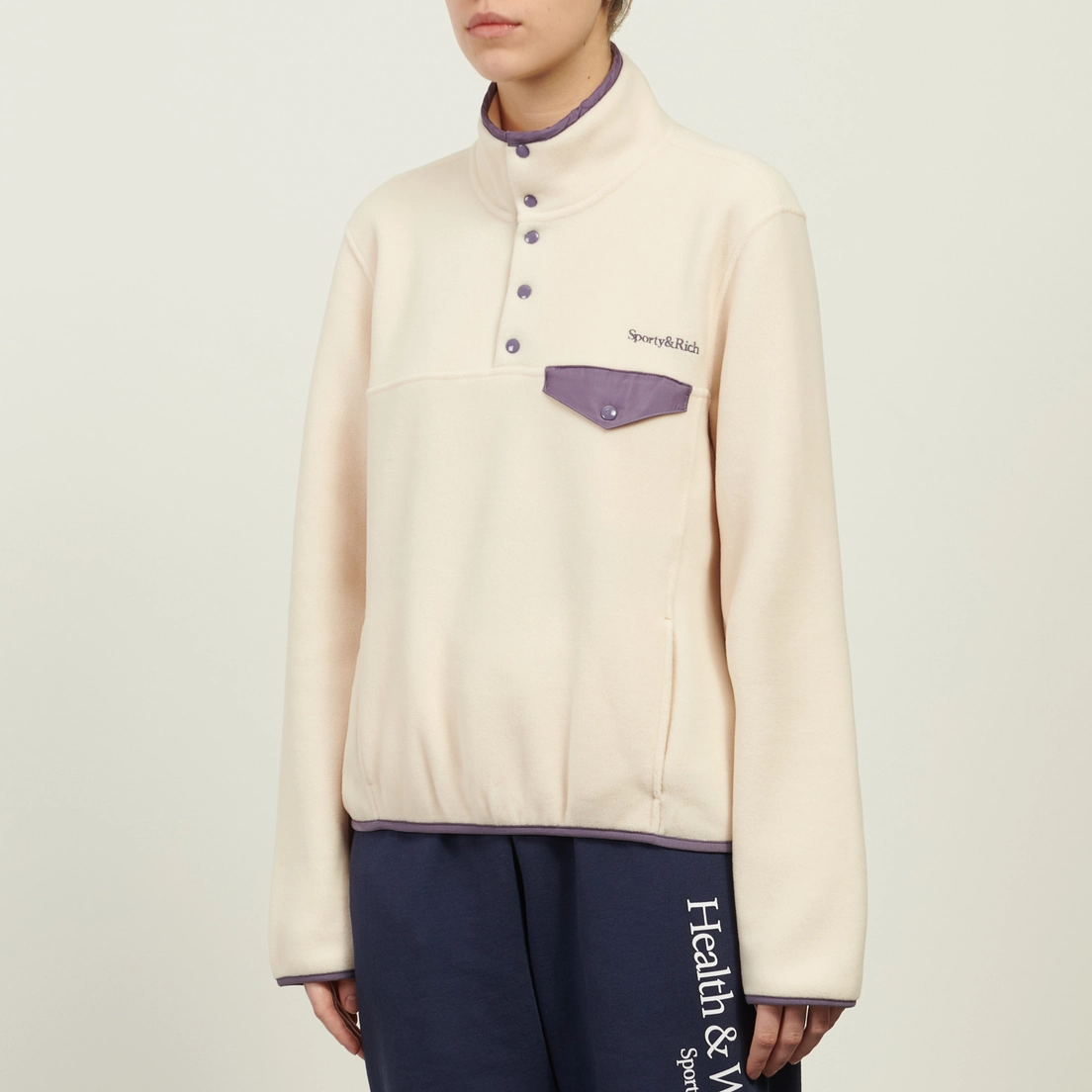 Sporty & Rich Женская толстовка Serif Logo Polar