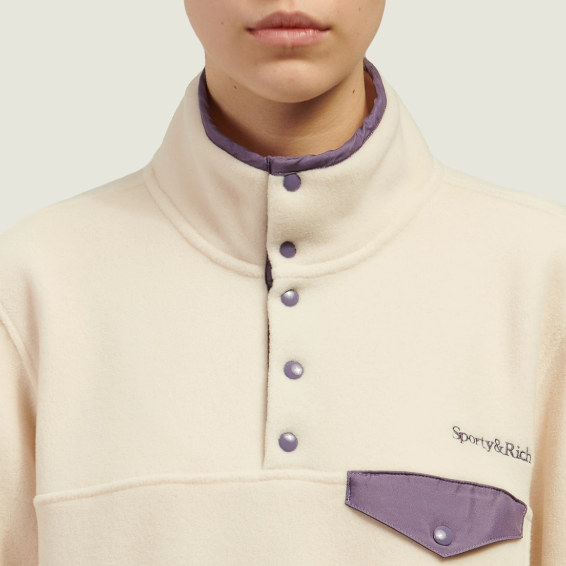 Sporty & Rich Женская толстовка Serif Logo Polar