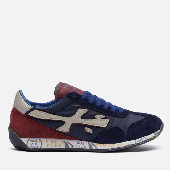 Мужские кроссовки Premiata Jackyx 5406 Navy/Bordeaux