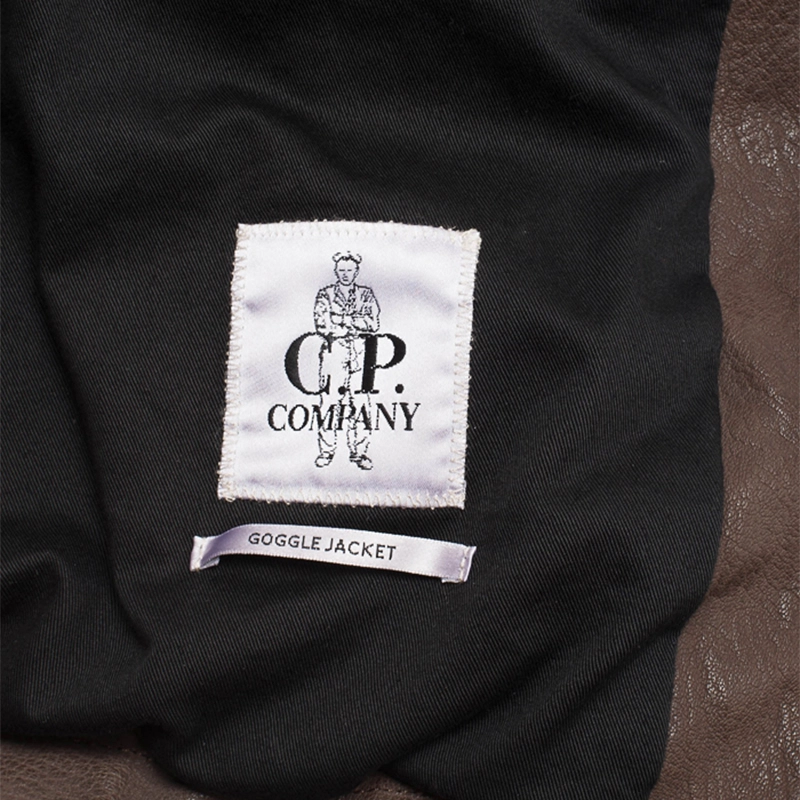 C.P. Company Мужская куртка Leather Goggle Jacket