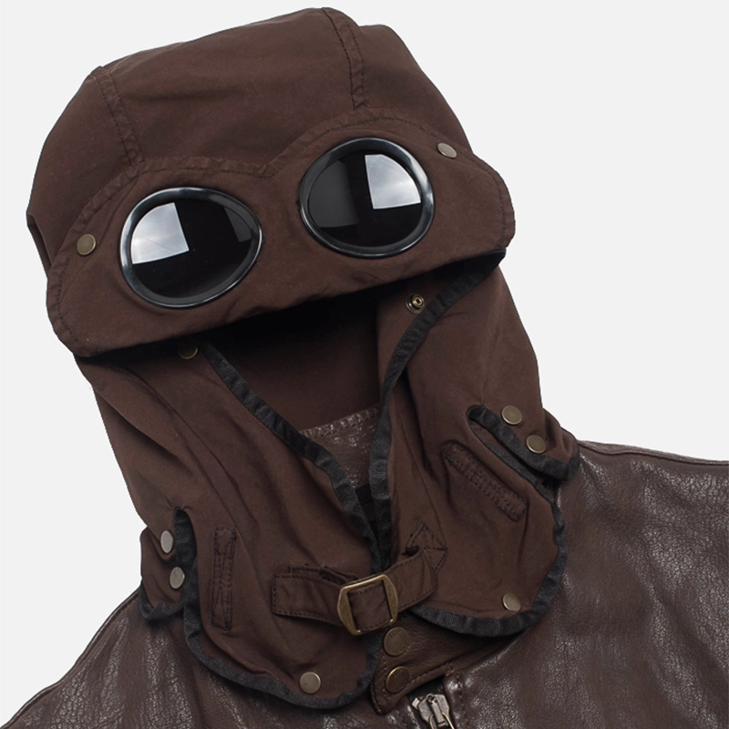 C.P. Company Мужская куртка Leather Goggle Jacket