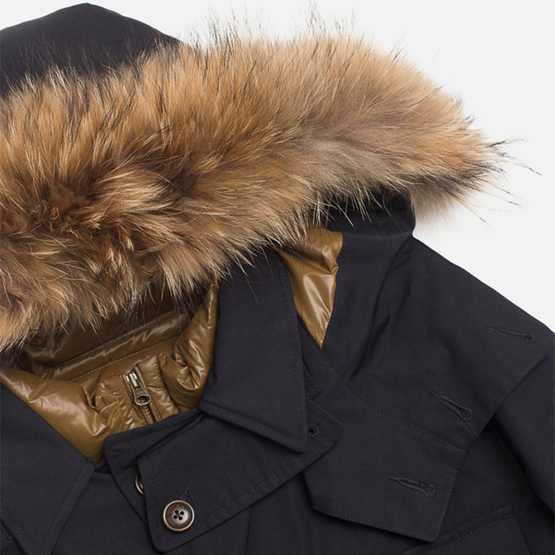 C.P. Company Мужская куртка MICROREPS 60/40 Fur Hood Parka