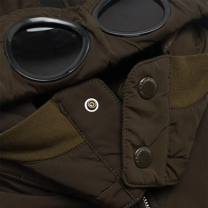C.P. Company Мужская куртка NYCRA Nylon Shell Polar Fleece Lined Goggle Jacket