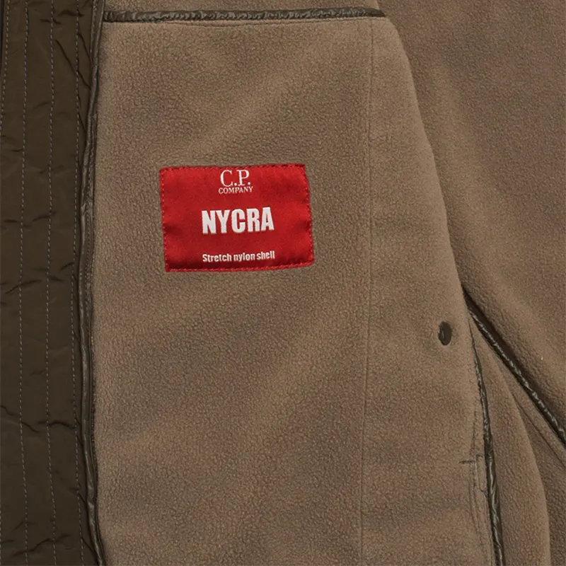 C.P. Company Мужская куртка NYCRA Nylon Shell Polar Fleece Lined Goggle Jacket