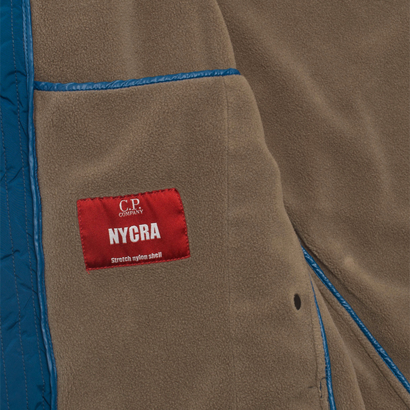 C.P. Company Мужская куртка NYCRA Nylon Shell Polar Fleece Lined Goggle Jacket