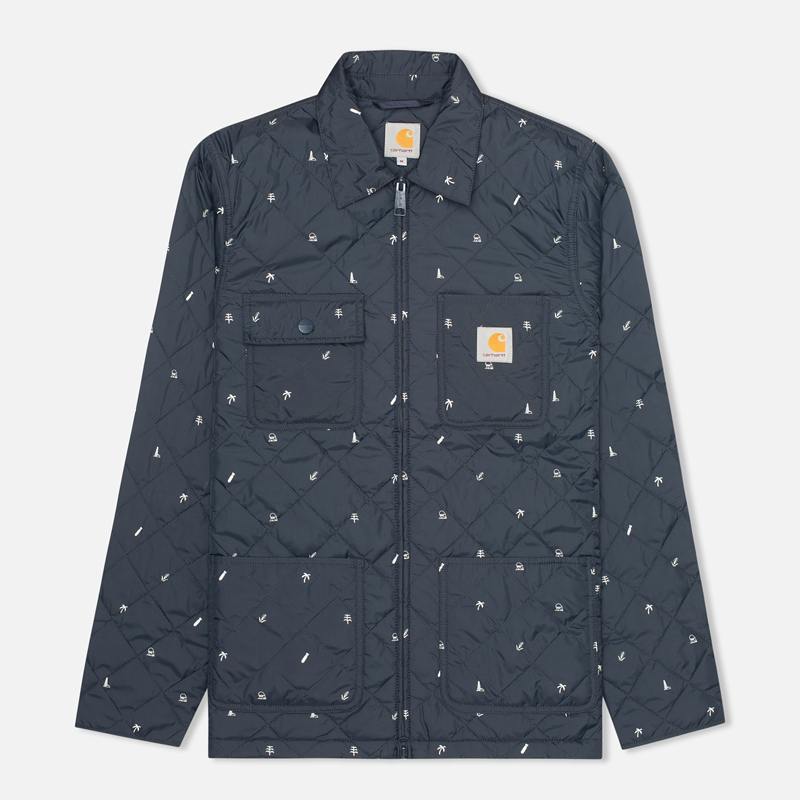 Carhartt WIP Мужская стеганая куртка Pender Economy Print