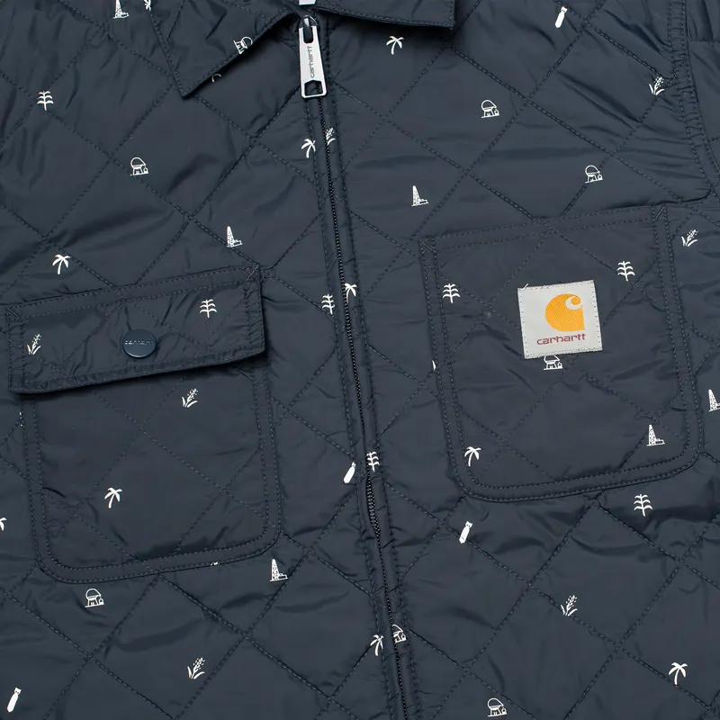 Carhartt WIP Мужская стеганая куртка Pender Economy Print