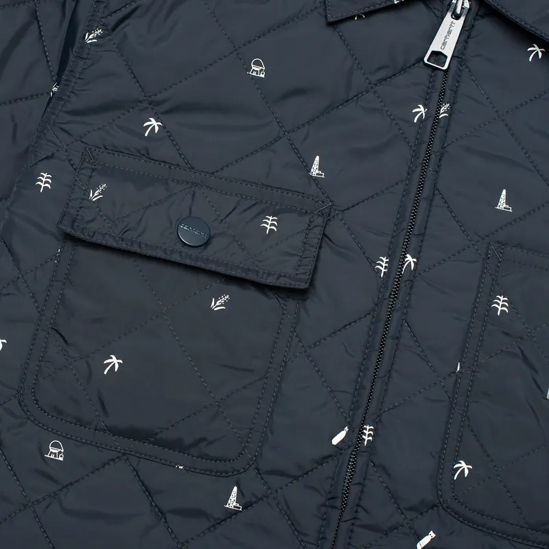 Carhartt WIP Мужская стеганая куртка Pender Economy Print