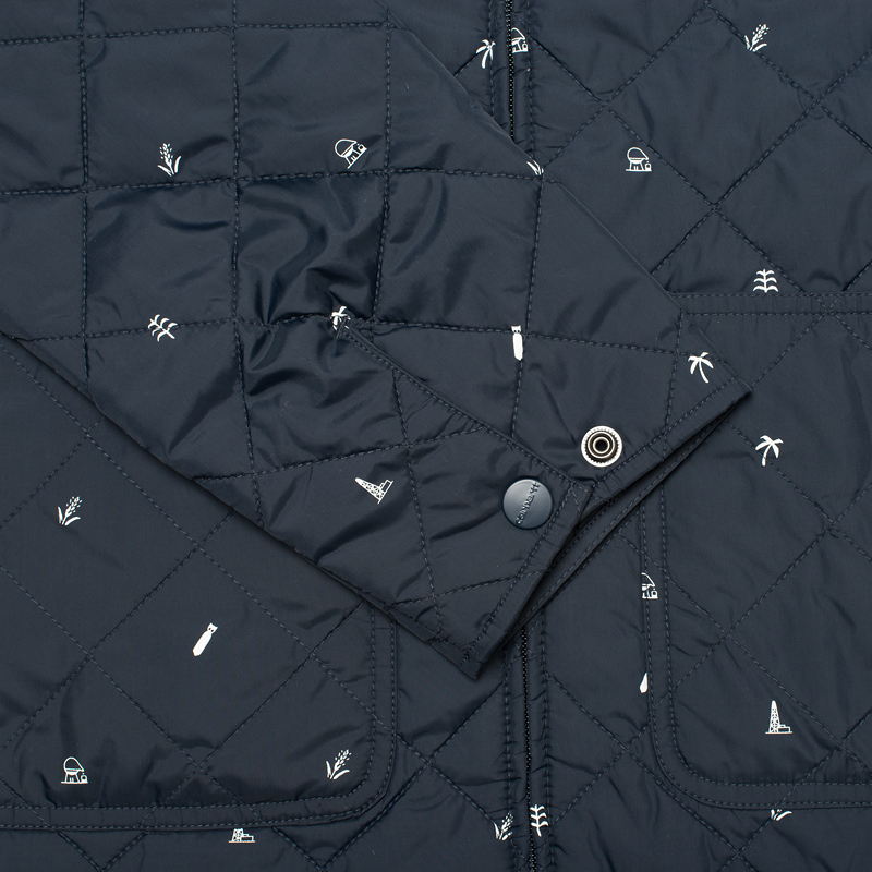 Carhartt WIP Мужская стеганая куртка Pender Economy Print