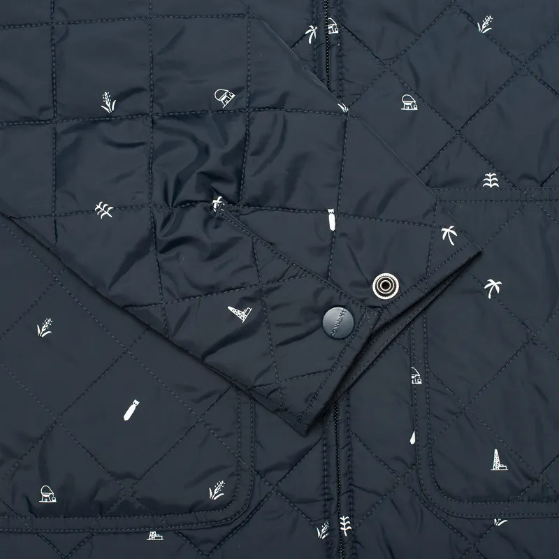 Carhartt WIP Мужская стеганая куртка Pender Economy Print