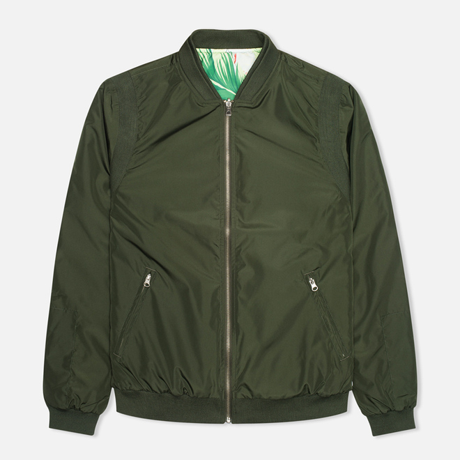 Мужская куртка бомбер Kommon Universe Sphere Bomber Dark Green