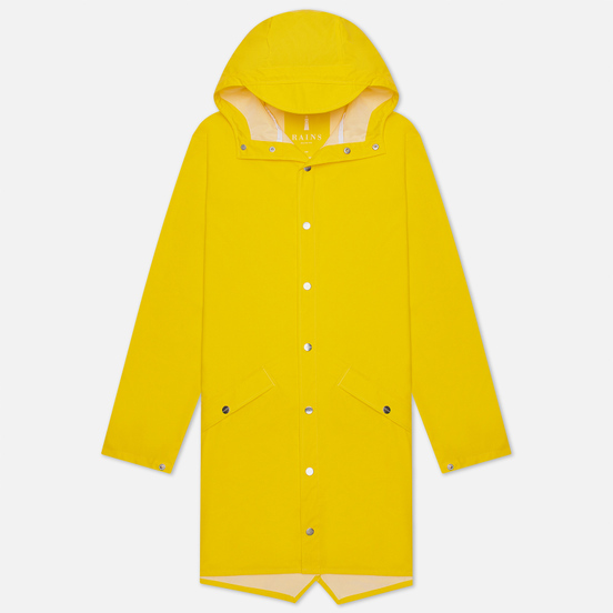 Мужская куртка дождевик Rains Long Jacket Yellow