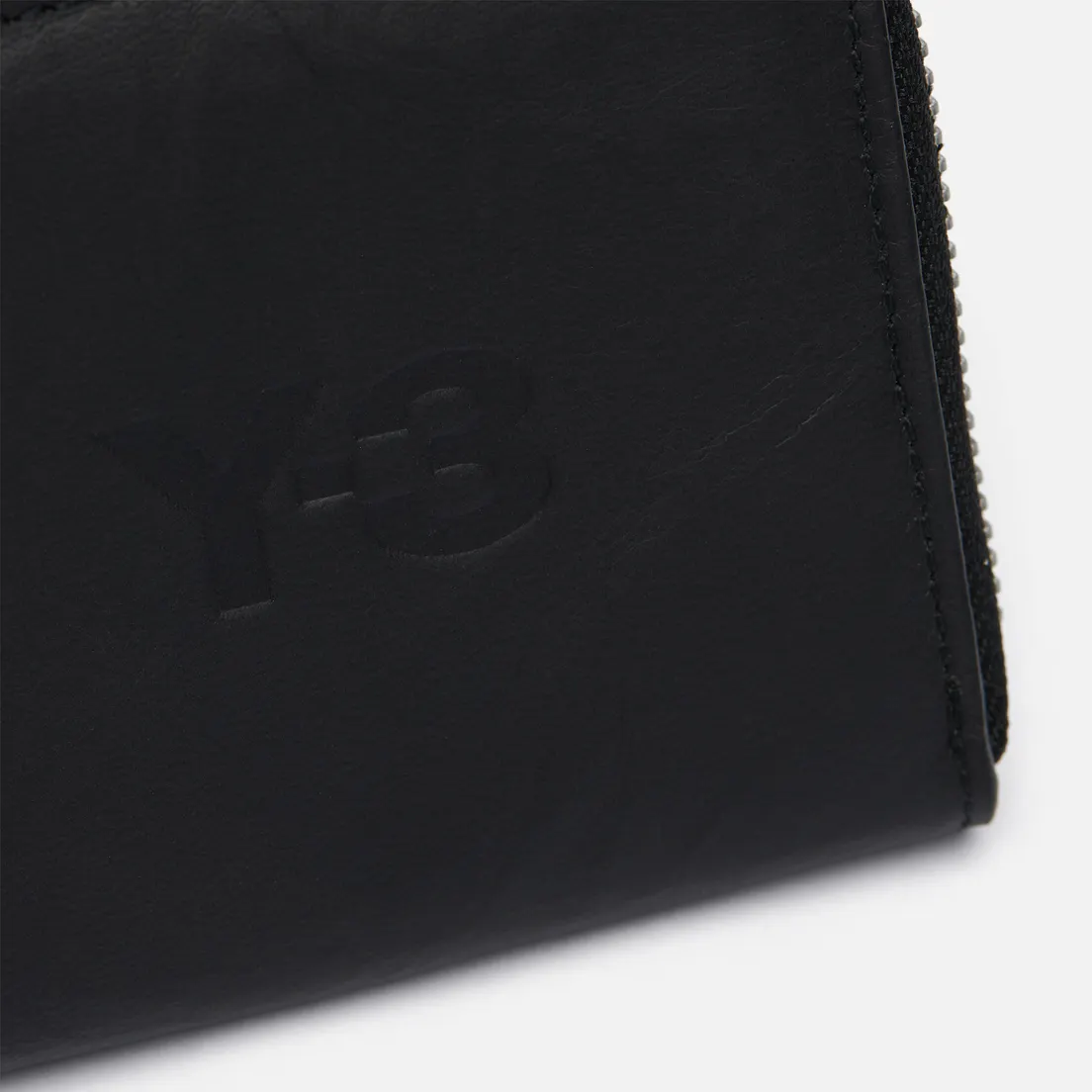 Y-3 Кошелек Crinkled Leather Zip