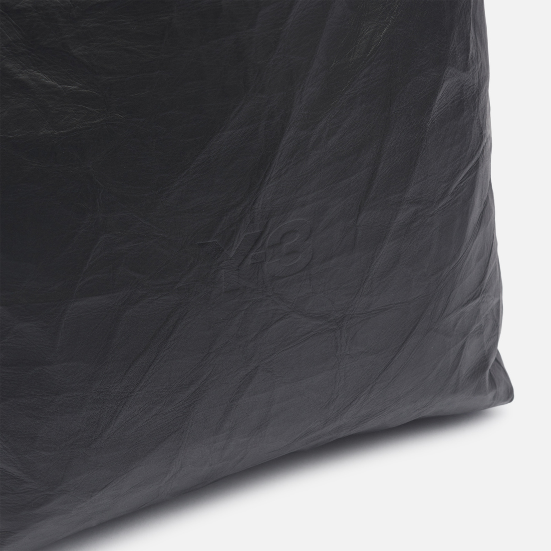 Y-3 Сумка Crinkled Leather Tote