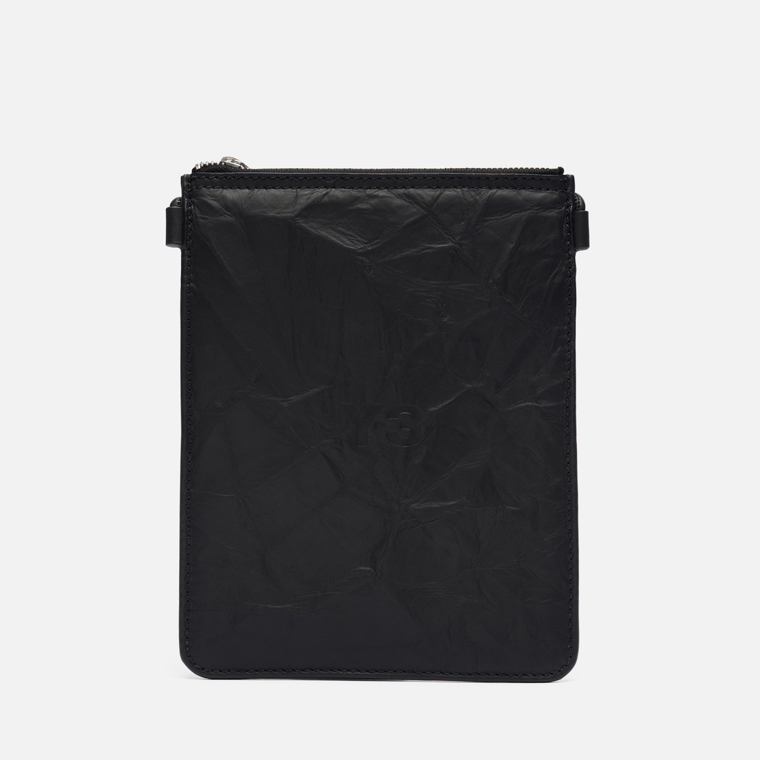 Y-3 Сумка Crinkled Leather Cross Body