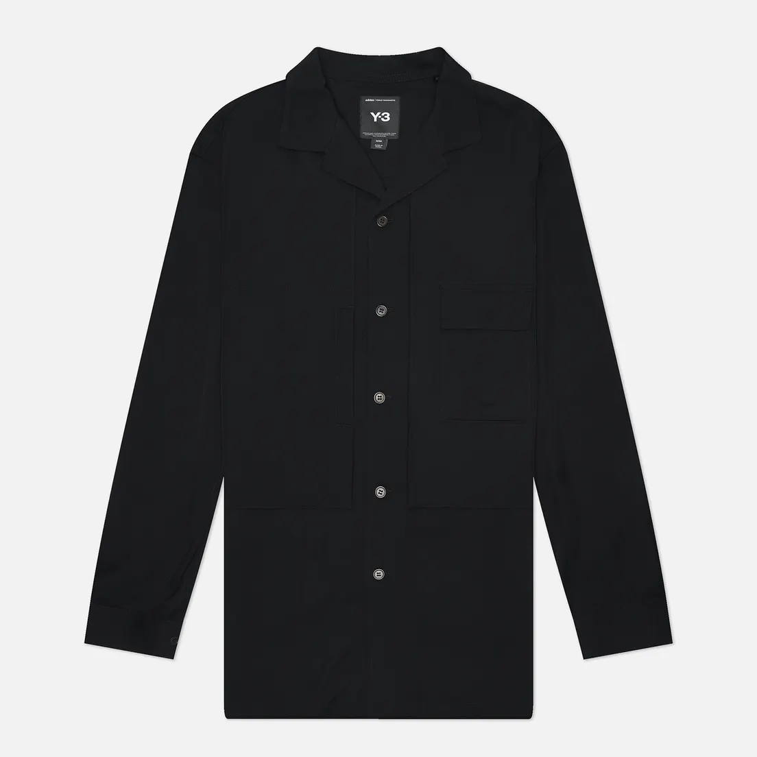 Y-3 Мужская рубашка Rayon Twill