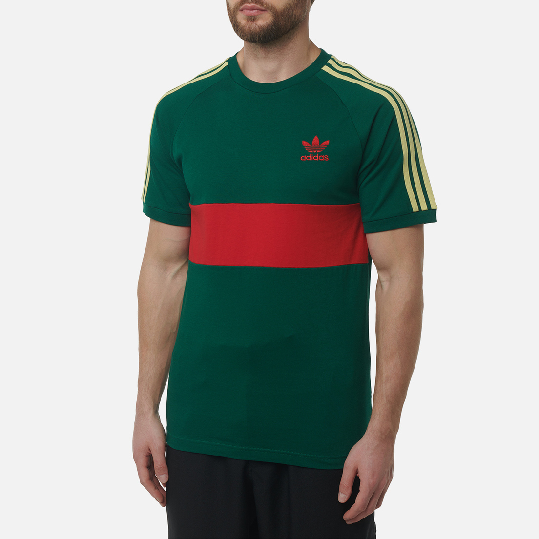 adidas Originals Мужская футболка 3-Stripes Panel