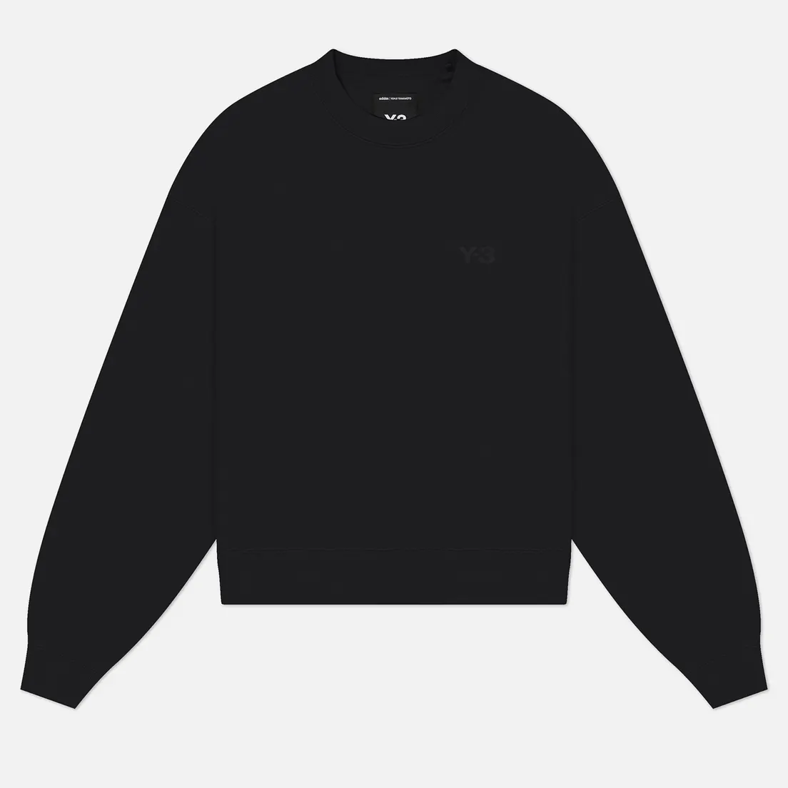 Y-3 Женская толстовка Brushed Terry Boxy Crew