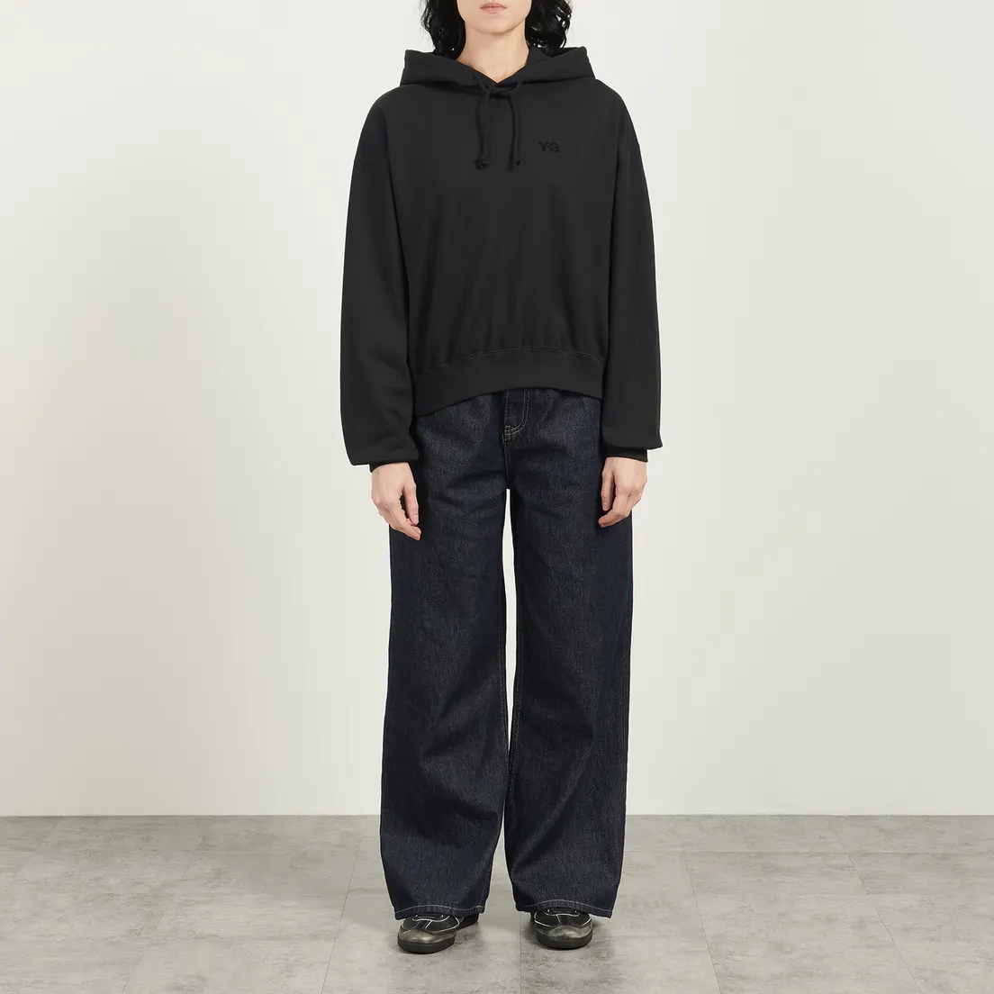 Y-3 Женская толстовка Brushed Terry Boxy Hoodie