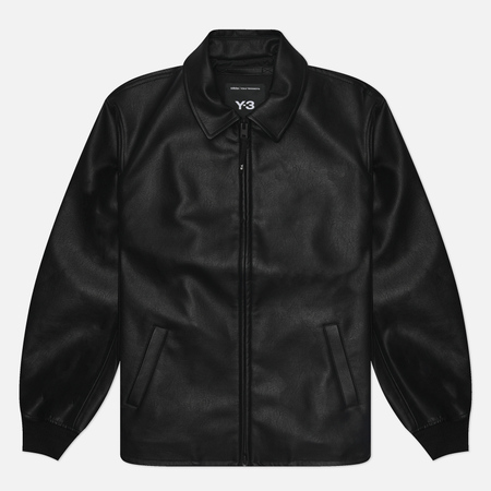  Мужская куртка бомбер Y-3 Pleather, цвет чёрный, размер L