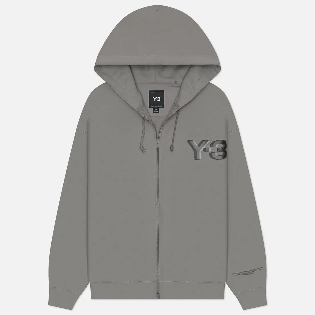Y-3 Мужская толстовка Logo Zip Hoodie