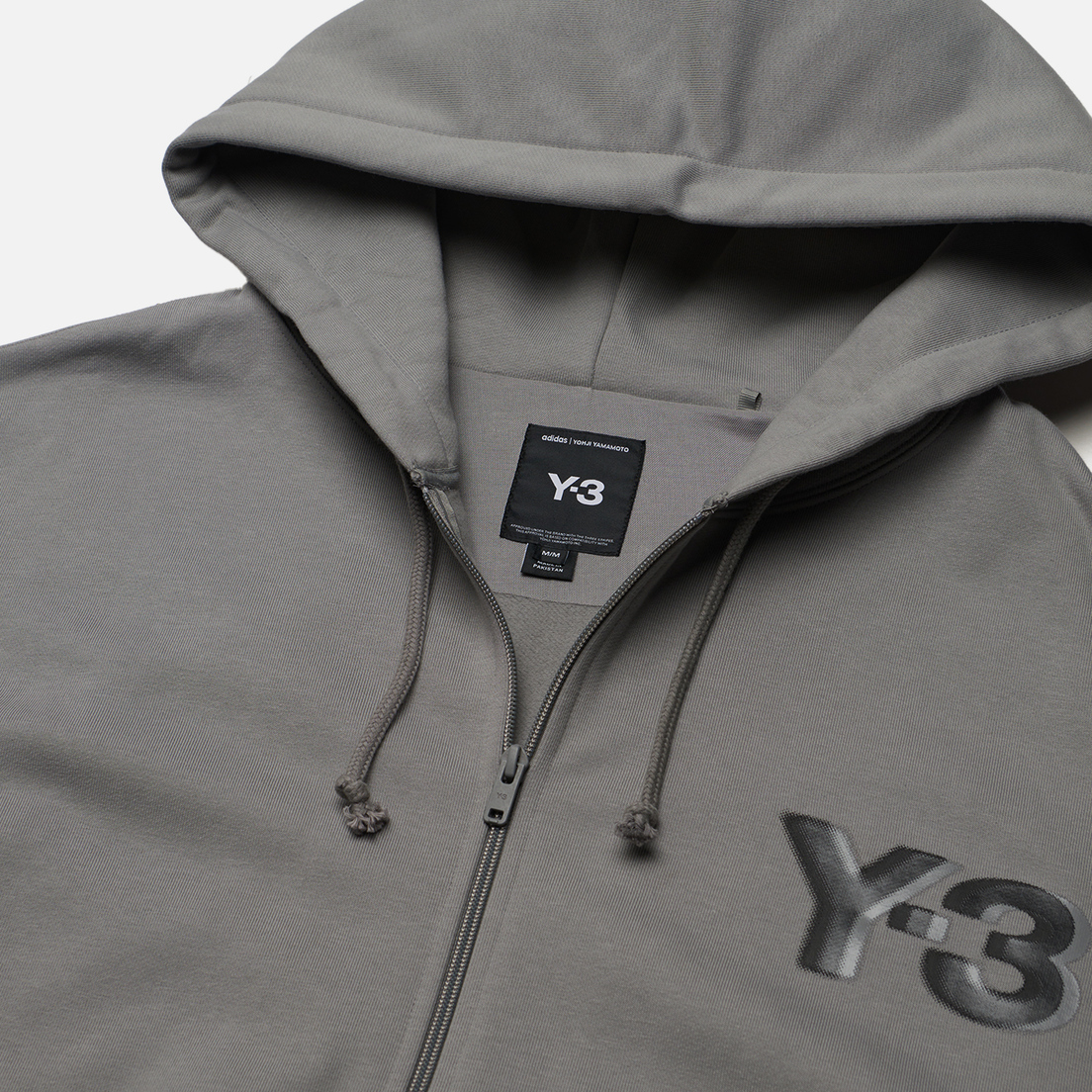 Y-3 Мужская толстовка Logo Zip Hoodie