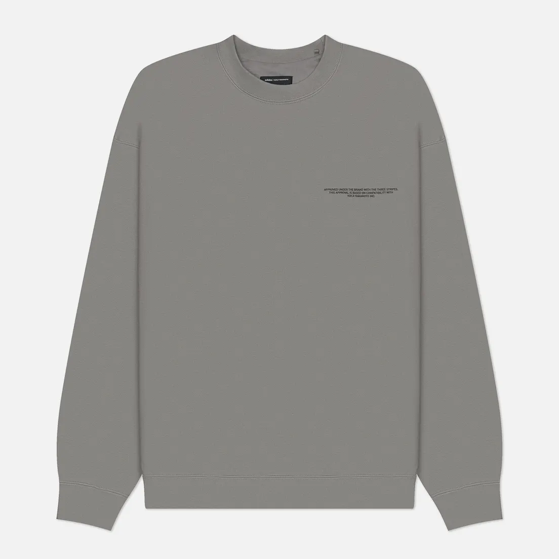 Y-3 Мужская толстовка Distorted Logo Crew