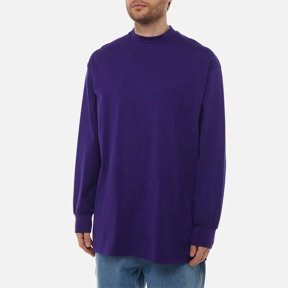 Y-3 Мужской лонгслив Mock Neck