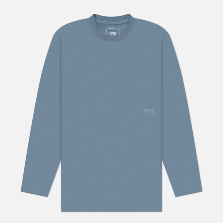 Мужской лонгслив Y-3 Loose, цвет голубой, размер M