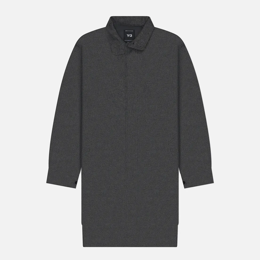 Y-3 Мужская рубашка Wool Flannel Overshirt