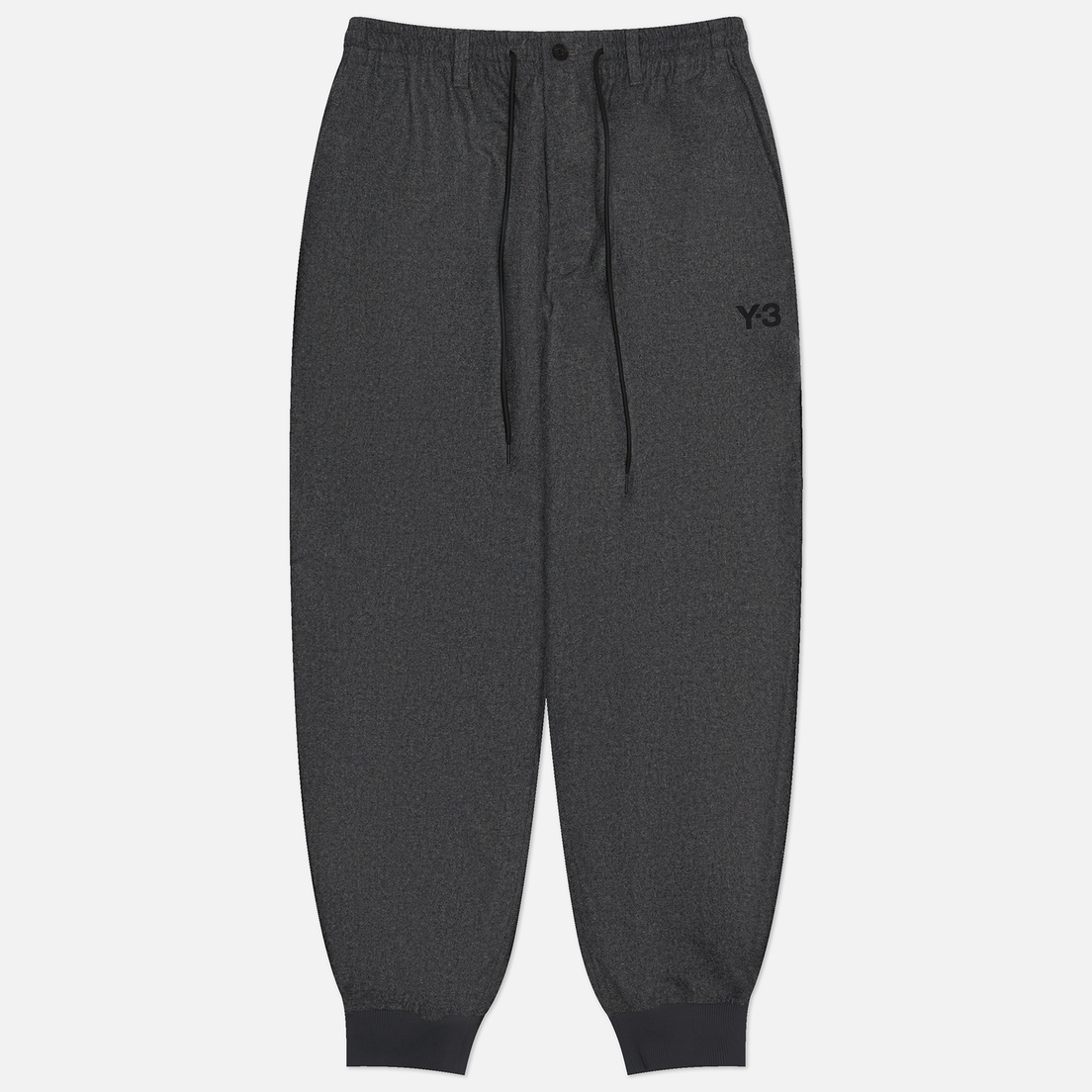 Y-3 Мужские брюки Wool Flannel Cuffed Joggers