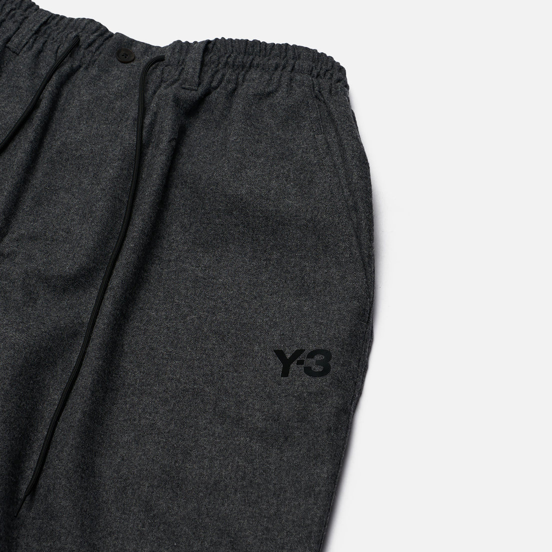 Y-3 Мужские брюки Wool Flannel Cuffed Joggers