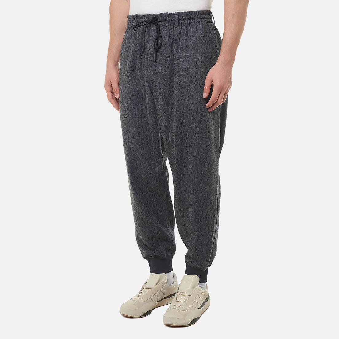 Y-3 Мужские брюки Wool Flannel Cuffed Joggers