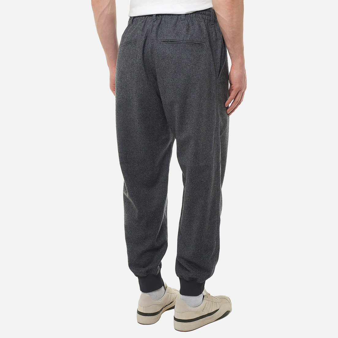 Y-3 Мужские брюки Wool Flannel Cuffed Joggers