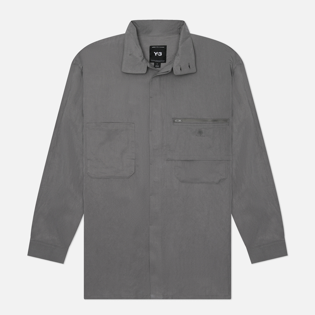 Y-3 Мужская рубашка Washed Twill Overshirt