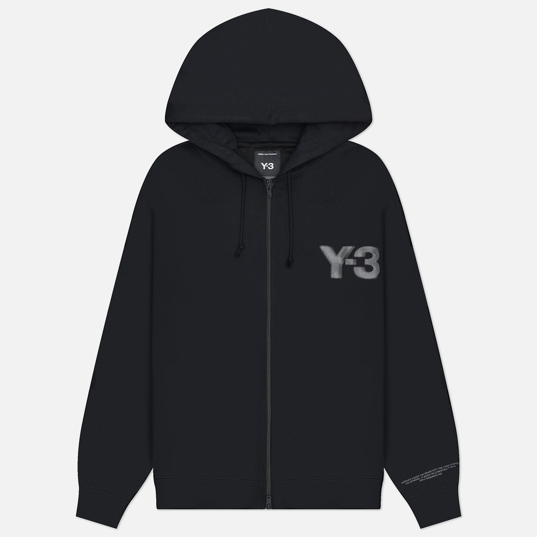 Y-3 Мужская толстовка Logo Zip Hoodie