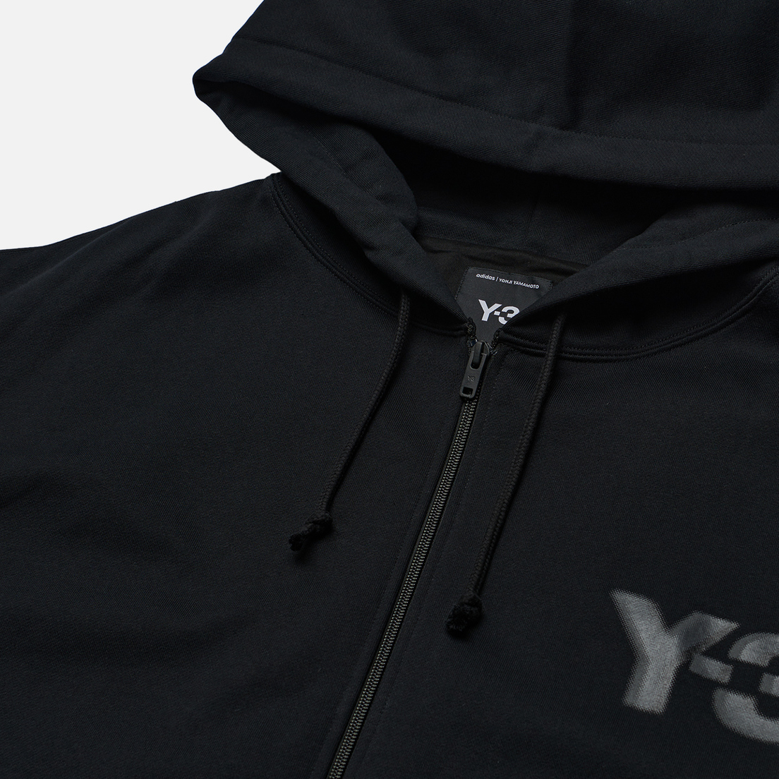 Y-3 Мужская толстовка Logo Zip Hoodie