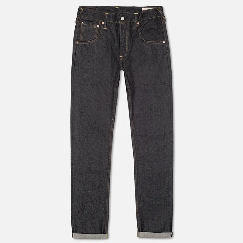 Evisu Мужские джинсы 2020 Slim Fit Raw Jeans