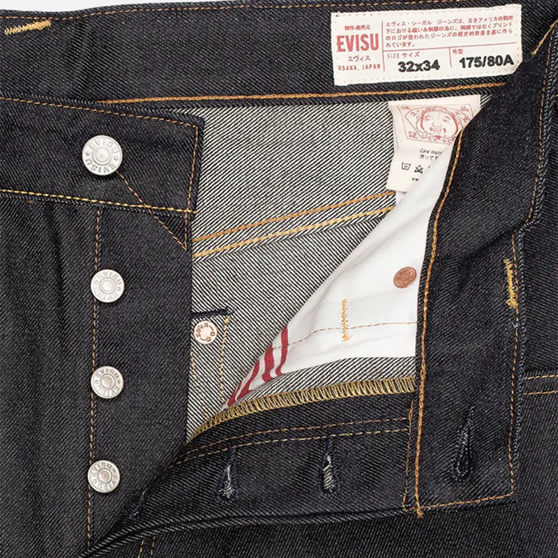 Evisu Мужские джинсы 2020 Slim Fit Raw Jeans