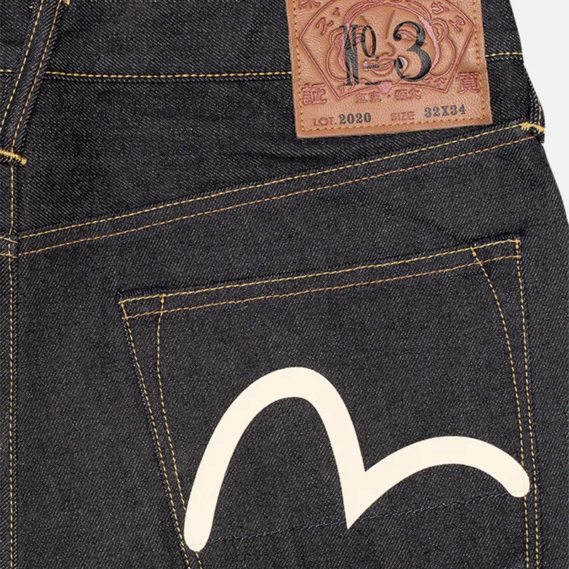 Evisu Мужские джинсы 2020 Slim Fit Raw Jeans