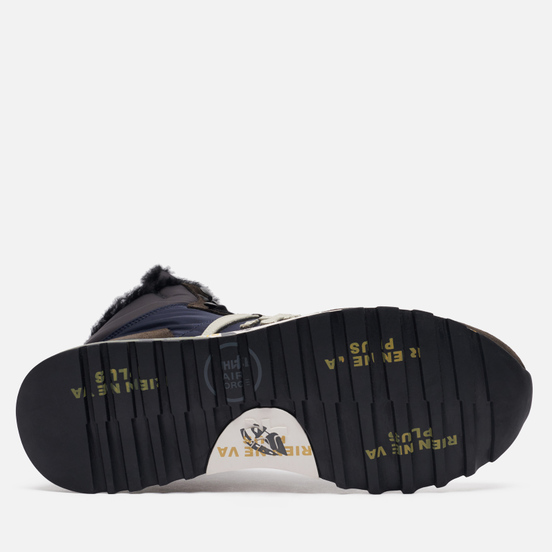 Мужские кроссовки Premiata Jeff 4274 Navy/Brown