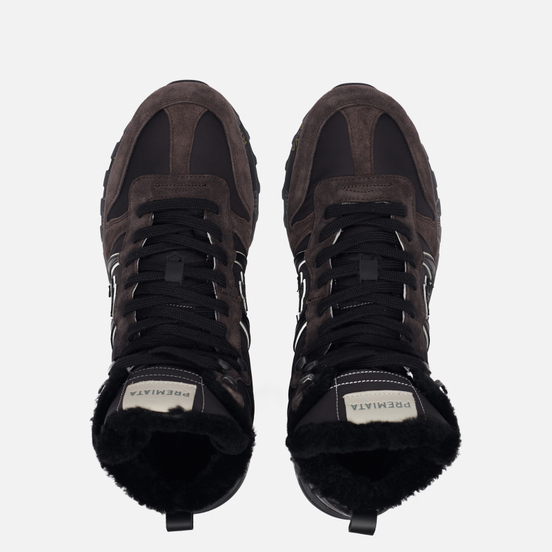 Мужские кроссовки Premiata Jeff 4275 Black/Dark Brown