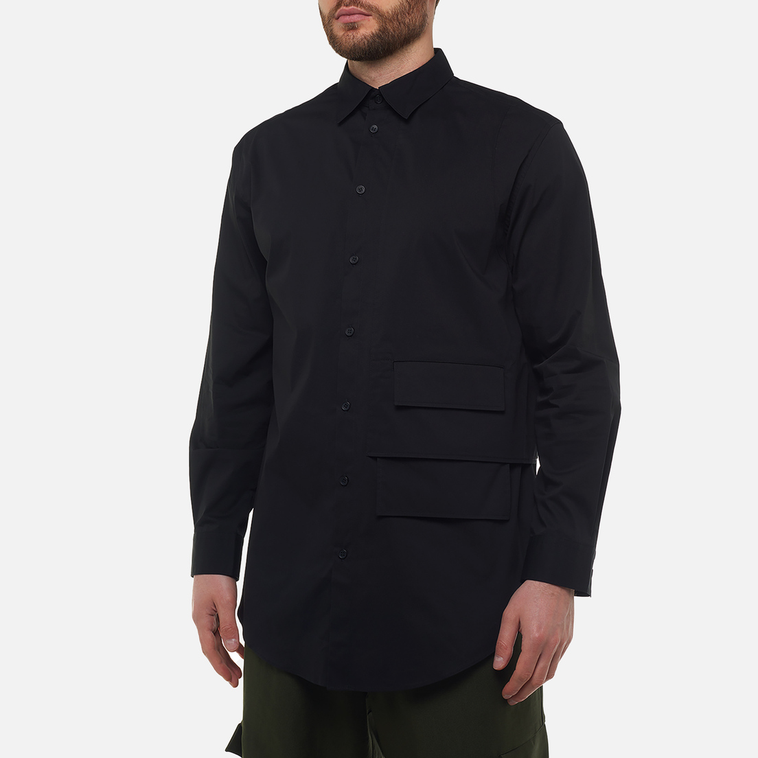 Y-3 Мужская рубашка Button-Up