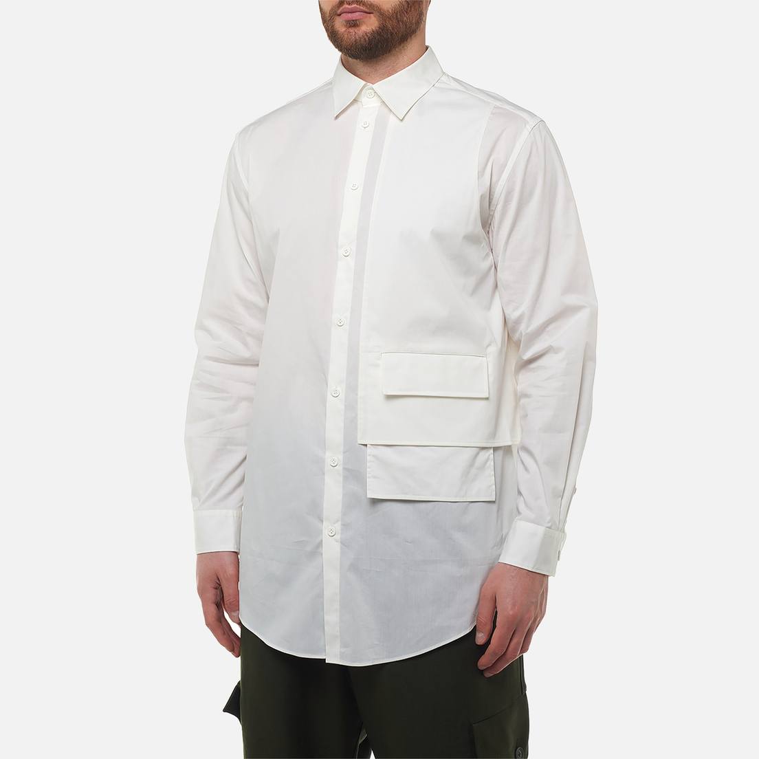 Y-3 Мужская рубашка Button-Up