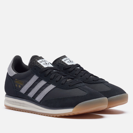 Мужские кроссовки adidas Originals SL 72 RS, цвет чёрный, размер 42.5 EU